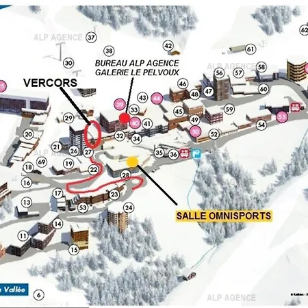 Résidence Le Vercors - 3/4 Pers - Le Vercors - Plagne Centre Mae-9484 *